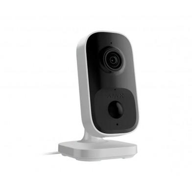 Ajax IndoorCam WH Camara 4MP WiFi IR 8m Interior Sensor Movimiento PIR Audio Bidireccional