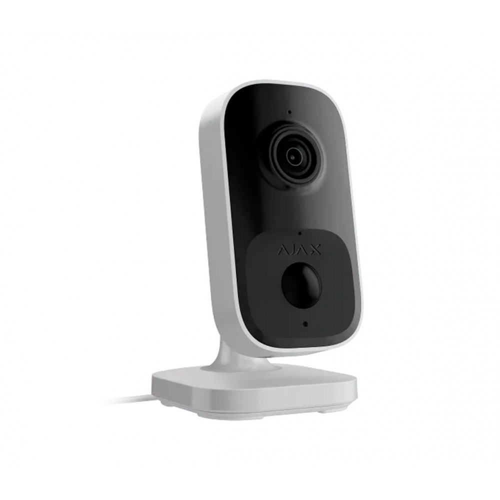 Ajax IndoorCam WH Camara 4MP WiFi IR 8m Interior Sensor Movimiento PIR Audio Bidireccional Ajax IndoorCam WH Camara 4MP WiFi IR 8m Interior Sensor Movimiento PIR Audio Bidireccional