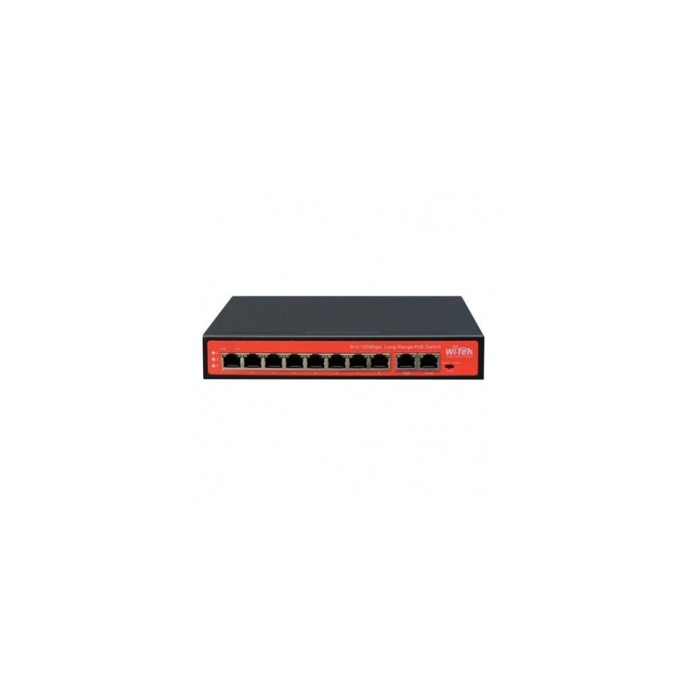 Switch 8FE PoE 120W 250Mts Long range +2GE Uplink no administrable WI-PS210G V2 Switch 8FE PoE 120W 250Mts Long range +2GE Uplink no administrable WI-PS210G V2