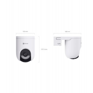 Camara WiFi HB8c 2K+ con Bateria CS-HB8c-R100-1N4WFL Ezviz