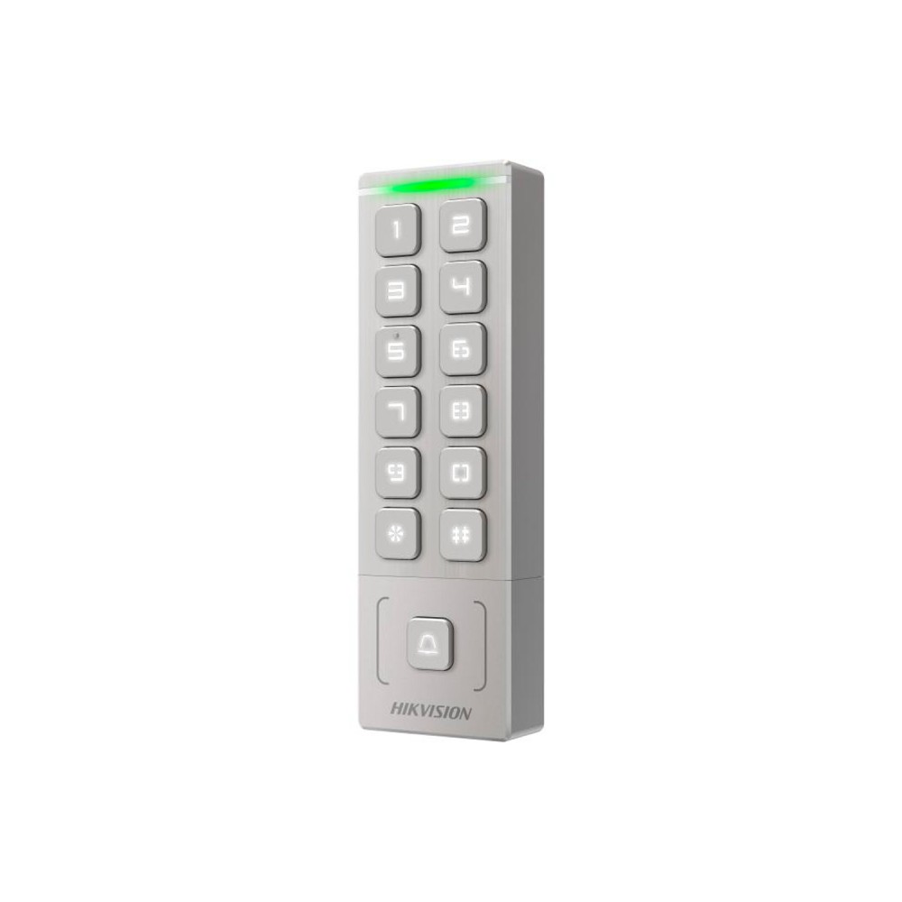 Terminal Prox Mifare/PIN Slim Metal WiFi DS-K1T809MWX Hikvision Terminal Prox Mifare/PIN Slim Metal WiFi DS-K1T809MWX Hikvision