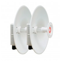 Par de Antena Plato CPE WiFi 6E 6Ghz 1,7Gbps 20KM Exterior WI-FW5625 Wi-Tek