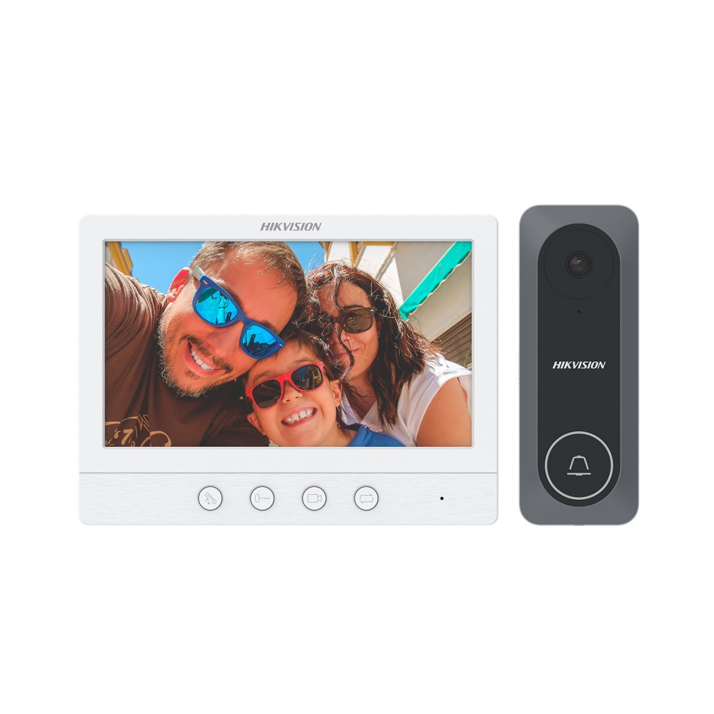 Kit Video Portero Analogo HD 4 Hilos DS-KIS212(B) Hikvision Kit Video Portero Analogo HD 4 Hilos DS-KIS212(B) Hikvision