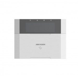 Teclado cableado para alarmas AX Hybrid Pro DS-PK1-LRT-HWB Hikvision