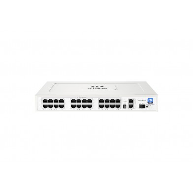Switch 24FE P1 Hi-PoE 60W P2-24 PoE+ (270W) Mod. Extend + 2GE + 1SFP No Administrable WK-PS227GF Wiking