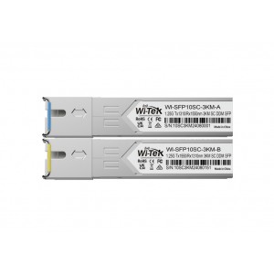 Modulo SFP el PAR Bidi SM 1310/1550nm 1.25Gbps SC/Simplex 3Km WI-SFP10SC-3KM Wi-Tek