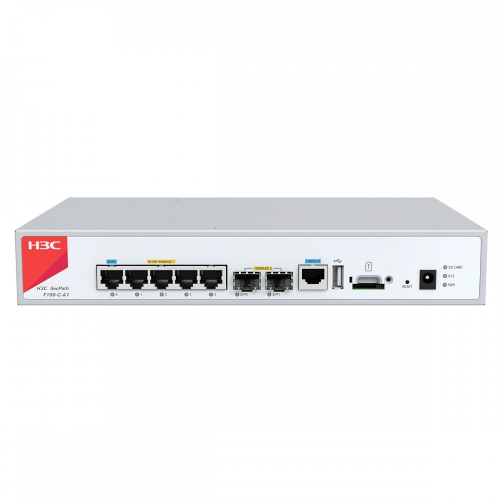 H3C FIREWALL NS-SecPath F100-C-A1 H3C FIREWALL NS-SecPath F100-C-A1