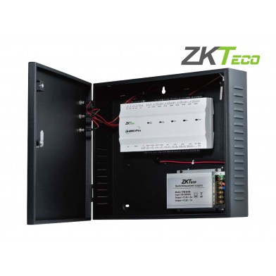 Controlador 2 Puertas Con Gabinete y Fuente InBio 260 Pro Plus ZKTeco