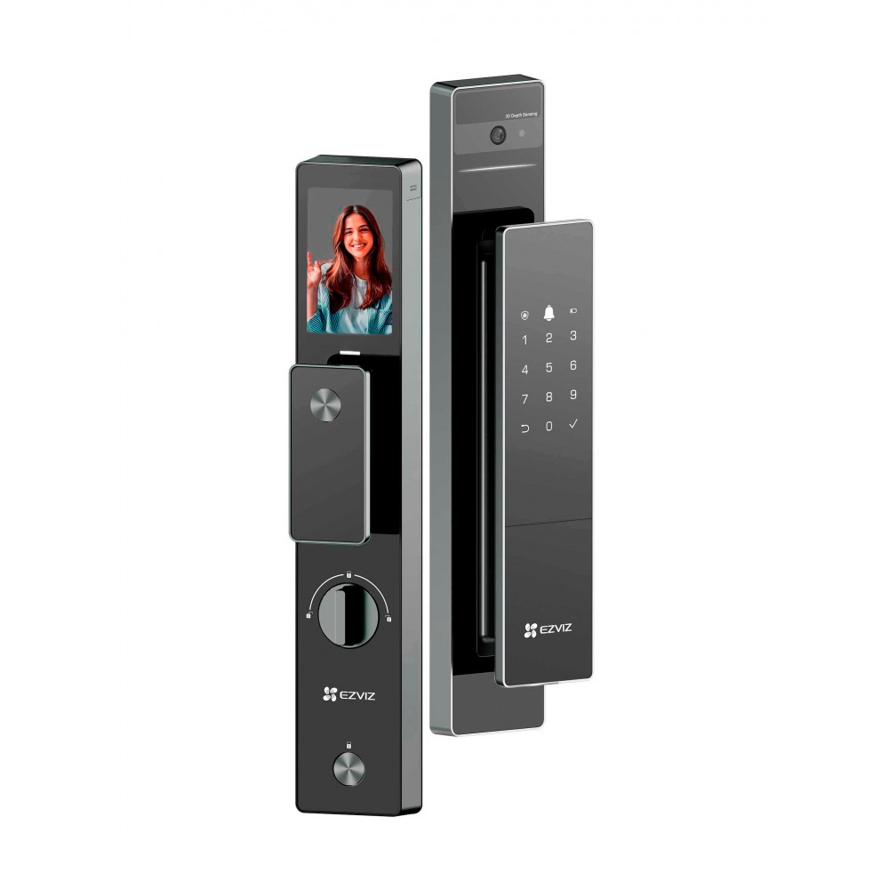 Cerradura Inteligente con Reconocimiento Facial Gris CS-DL50FVS (WBP,GR) Ezviz