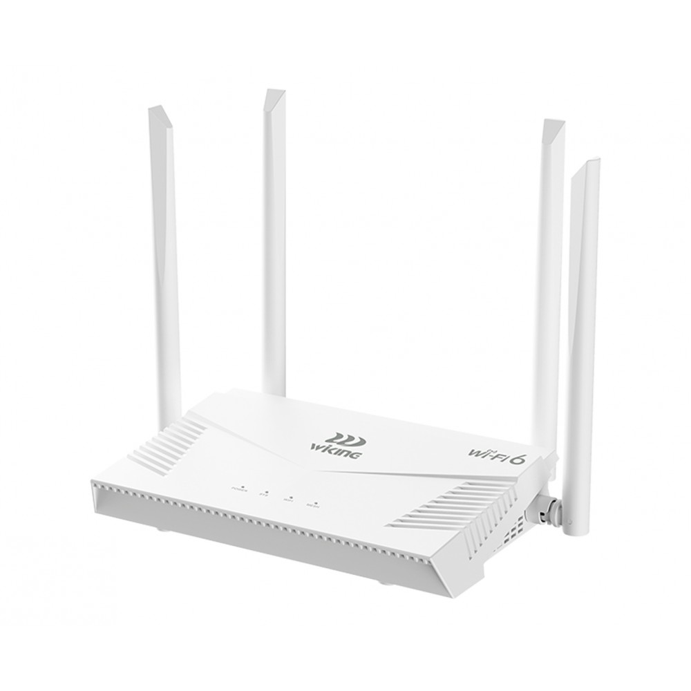 Router WiFi 6 EasyMEsh 2.4/5GHz 1800Mbps 4GE/3LAN Cloud WK-R1800 WIKING