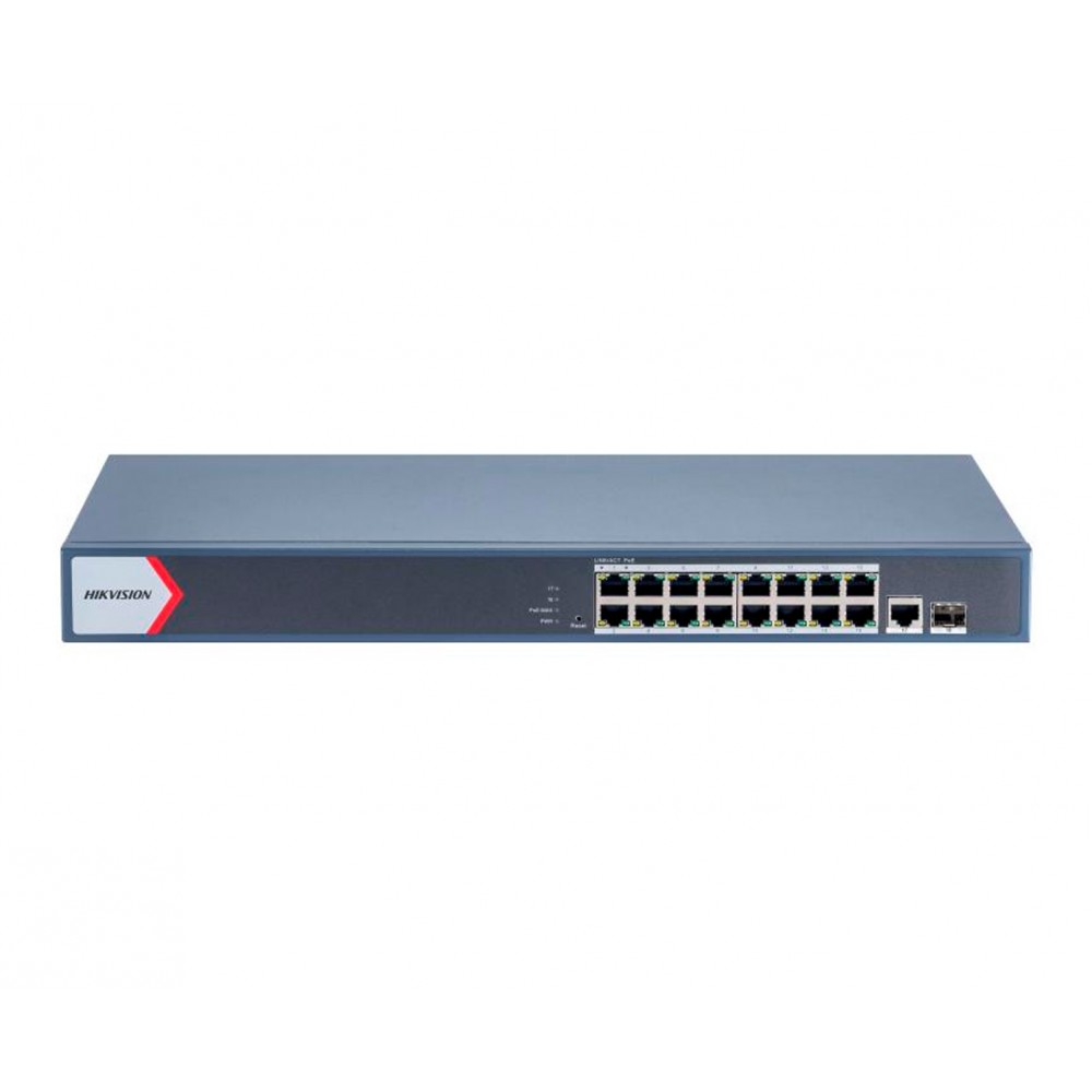 Switch 16GE PoE + 1GE + 1SFP DS-3E1518P-EI V2 Hikvision
