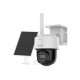 KIT Camara Solar PT 4G 4MP IR 30m AOV Bateria Mic IP66 DS-2CFSP4/4G/LA 2.8mm Hikvision