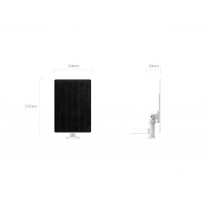 Panel Solar p/ Camara Bateria 5W (USB-C) CS-PSP5-R100-3M Ezviz