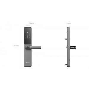 Cerradura Inteligente WiFi c/Huella Dactilar CD-DL05-R201-WBCP-GR(6068) Ezviz