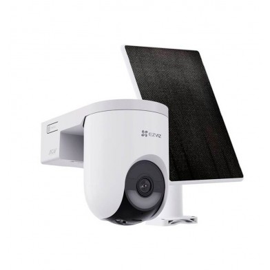 Camara PT 4G HB8c 2K+ IR15m Bateria 5200ma +Panel Solar 5W AOV Smart Tracking Ext CS-HB8c/SP-R100 (4MP,W4GA) (Kit) Ezviz