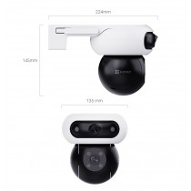 Camara PT WiFi C90 Dual 2K+ & 2K+ Dual Lenses Dual Rotation Smart Tracking CS-C90-R100-8H44WKFL Ezviz
