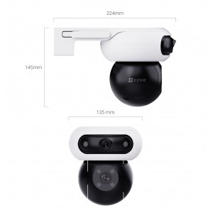 Camara PT WiFi C90 Dual 2K+ & 2K+ Dual Lenses Dual Rotation Smart Tracking CS-C90-R100-8H44WKFL Ezviz