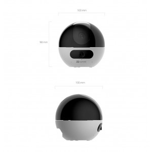 Camara Domo PT WiFi C7 Dual 2K+ y 2K+ Panoramica Smart Tracking Tipo-C Interior H.265 CS-C7-R100-8G44WF Ezviz