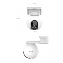 Camara PT WiFi HB8 Pro 4K IR 15m Bateria 10400mA Smart Tracking AOV Exterior CS-HB8-R200-1M8WFL Ezviz