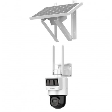 Camara PT 4MP 4G y Solar PIR y Radar DS-2DE2C400IWG-K/4G/C05S10/LA 2.8mm Hikvision