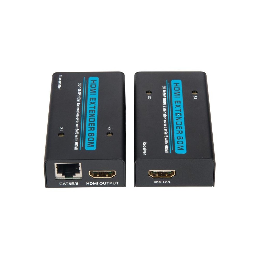 Extensor HDMI 1.3 60m 1Ch 1080P con salida HDMI Loop ATC