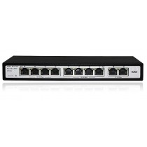 Switch 8FE PoE + 2GE No Administrable FS-S1008EP-2G Folksafe