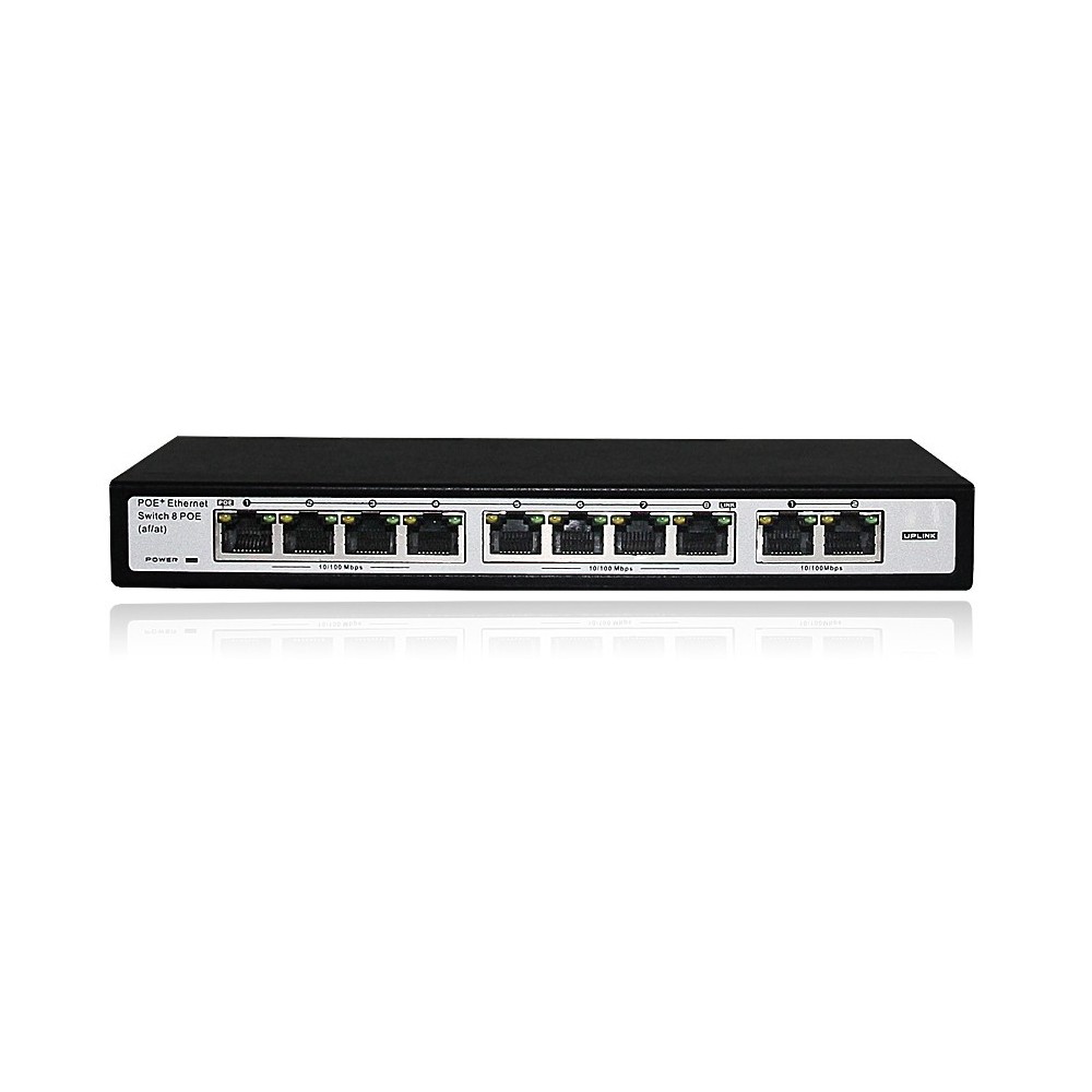 Switch 8FE PoE + 2GE No Administrable FS-S1008EP-2G Folksafe Switch 8FE PoE + 2GE No Administrable FS-S1008EP-2G Folksafe