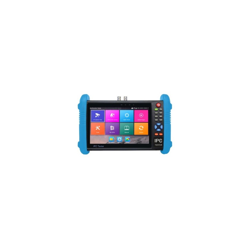 Tester de 7" 4K, H.265, IP, 5MP-TVI, 4MP-CVI, 4MP-AHD, Analogo
