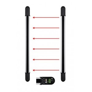 Rayo lineal tipo barrera de 4 haz, 30m exterior ATC