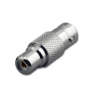 Conector BNC Hembra a RCA Hembra