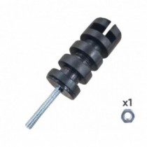 Aislador de Paso Circular 3/16 c/1 Tuerca