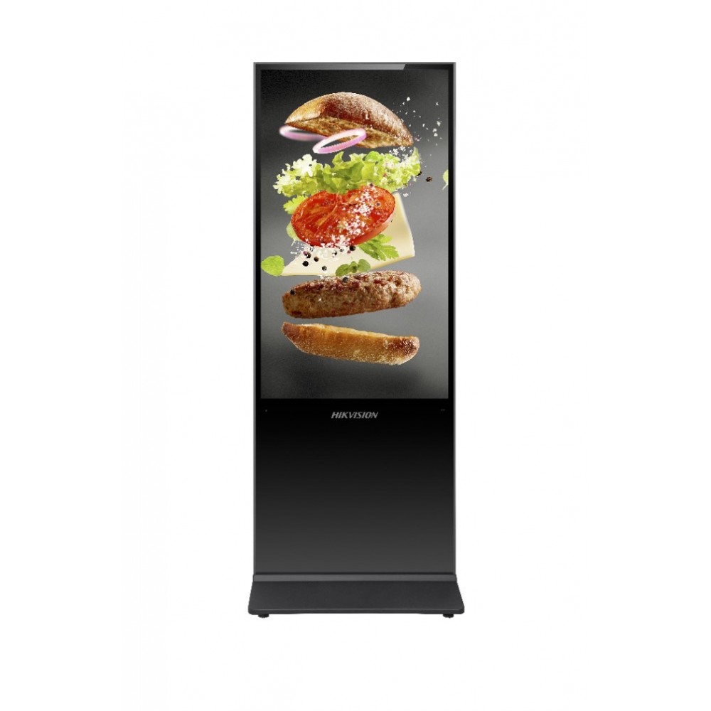 Pantalla LED 55 Pulgadas FHD. Android. Base a Piso. DS-D6055FL-B/S Hikvision