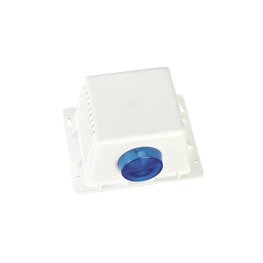 Sirena 20 Watts c/gabinete Blanco+Baliza+Tamper