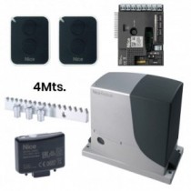 Kit 4m Motor ROBUS 1000, 24V. (900kg) 50 Ciclos/Hora, Blue Bus, Solemyo NICE