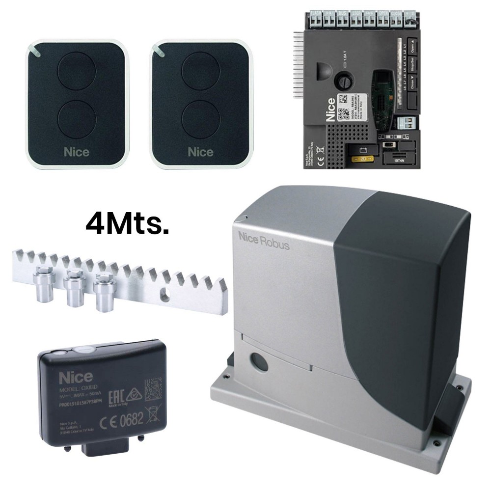 Kit Motor ROBUS 1000, 24V. (900kg) 50 Ciclos/Hora, Blue Bus, Solemyo NICE