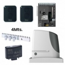 Kit 4m Motor RUN 1500 (1300kg) 60 Ciclos/Hora 15m/min NICE