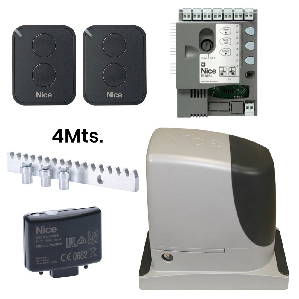 Kit Motor RUN 2500 I (2300kg) 50 Ciclos/Hora NICE