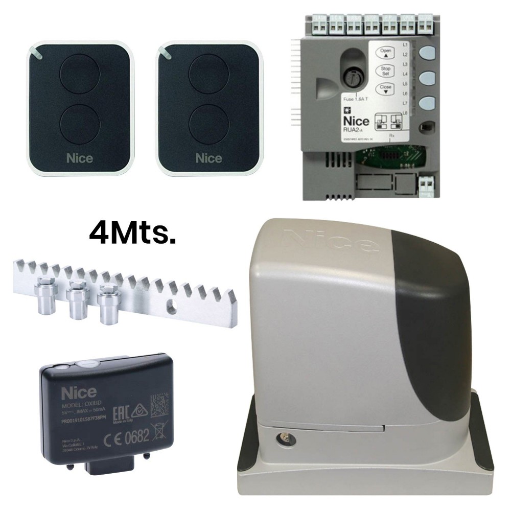 Kit Motor RUN 2500 I (2300kg) 50 Ciclos/Hora NICE