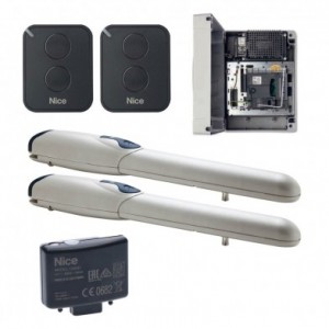 Kit Motor 2 Brazos Batientes con Central MC424LR10 NICE