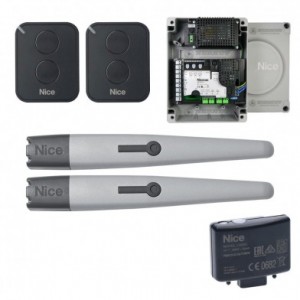 Kit Motor 2 Brazos Batientes Electromecanicos TOONA 4 con Central MC824HR10 (uso condominio) NICE