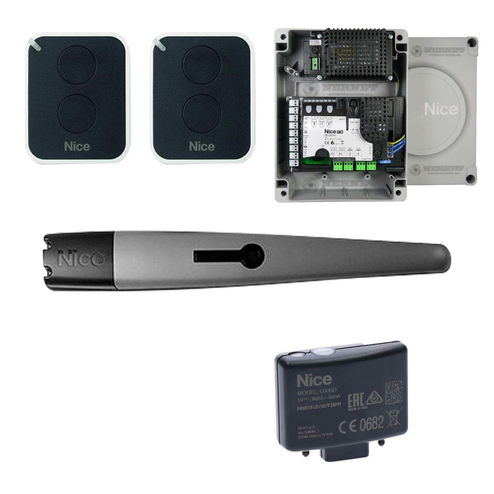 Kit Motor 1 Brazo Batiente Electromecanico TOONA 5 con Central MC824HR10 (uso condominio) NICE