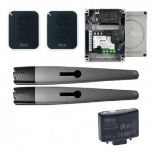 Kit Motor 2 Brazos Batientes TOONA 5 con Central MC824HR10 NICE