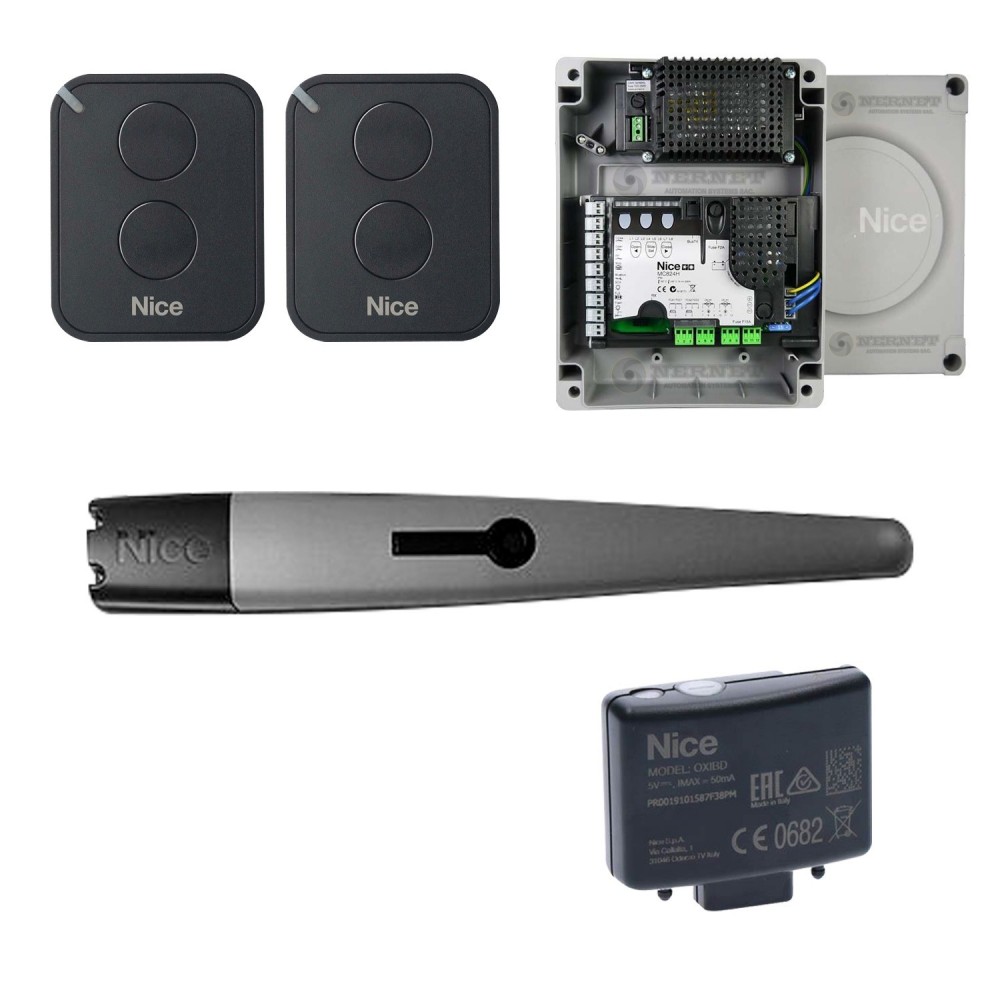Kit Motor 1 Brazo Batiente Electromecanico TOONA 5 con Central MC824HR10 (uso condominio) NICE