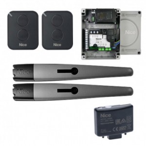 Kit Motor 2 Brazos Batientes TOONA 5 con Central MC824HR10 NICE