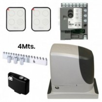 Kit Motor RUN 2500 con Tecnologia BD, 2 Controles y 4m cremallera