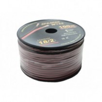 Cable 2x18 AWG Negro/Rojo 100 Mts