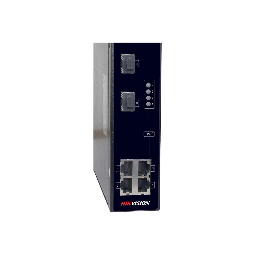 Switch POE 4ch Industrial HIKVISION (DS-3T0306P)